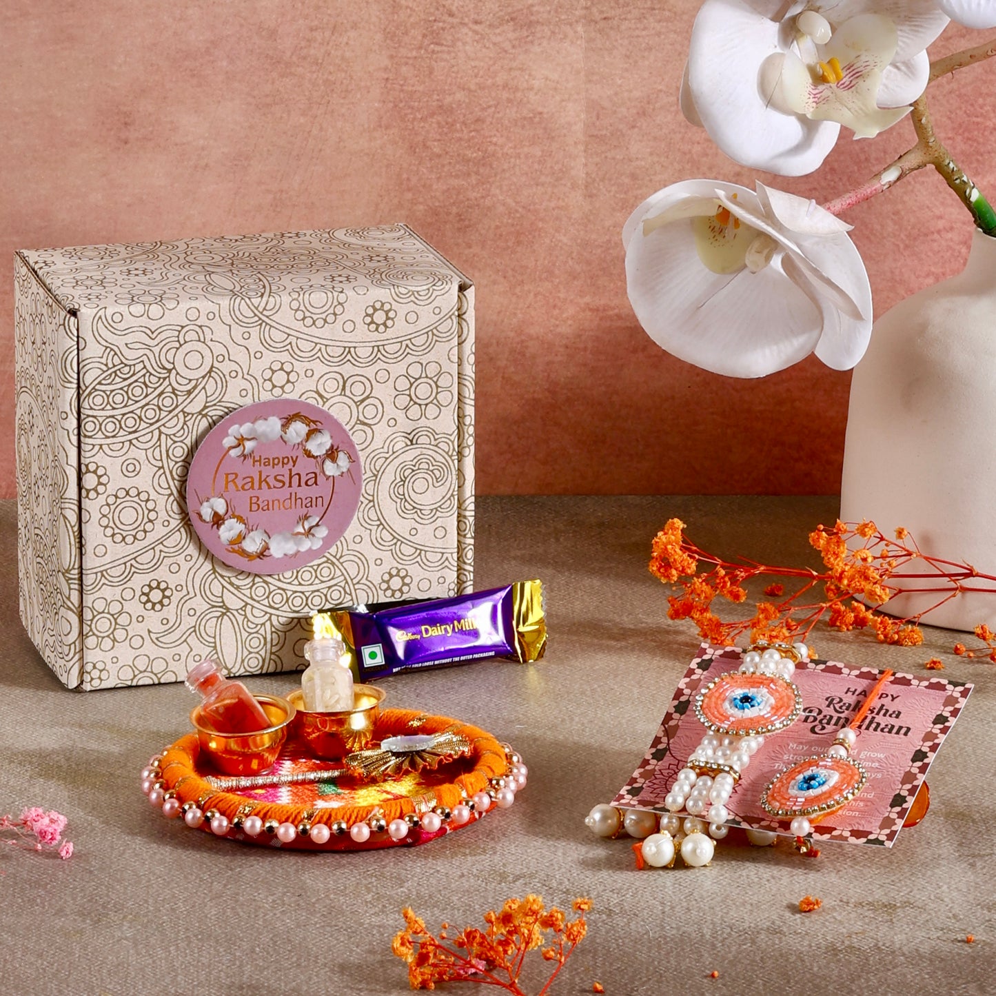 Mini Rakhi Gift Hamper - Eyeconic Bond for Bhaiya Bhabhi