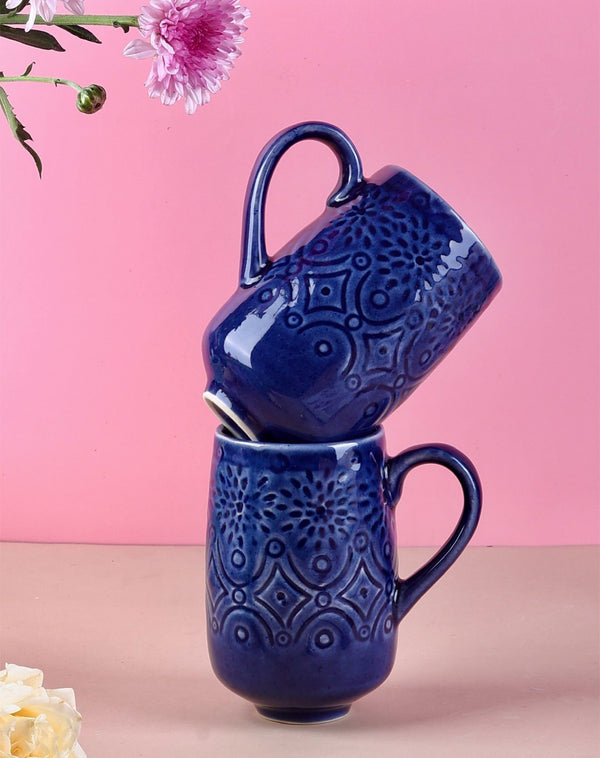 Blue Baarish Mug - Set of 2