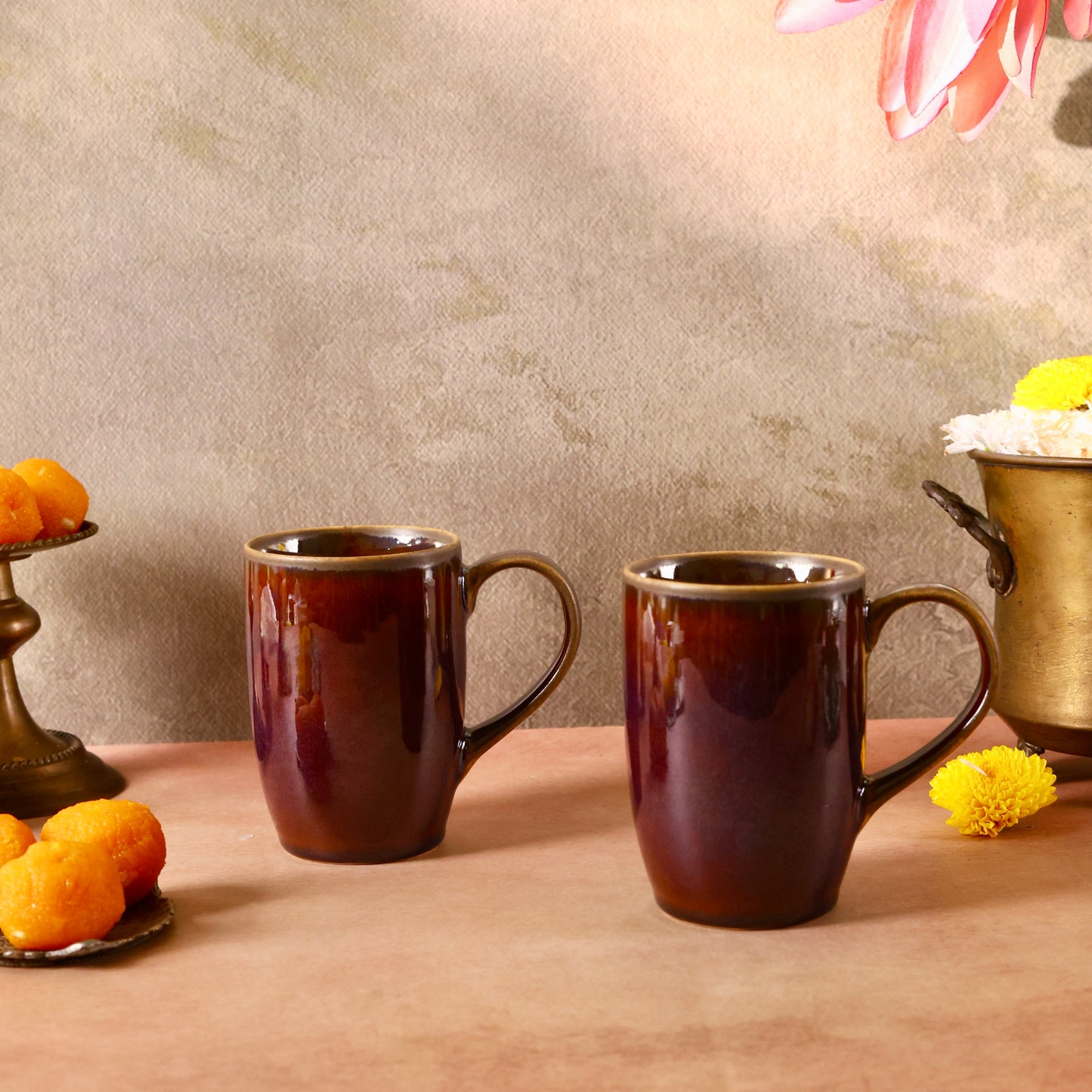 Jawa Copper Tall Mug - Set of 2