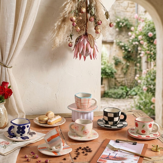 Fairy Tale Whimsical Cups and Saucers