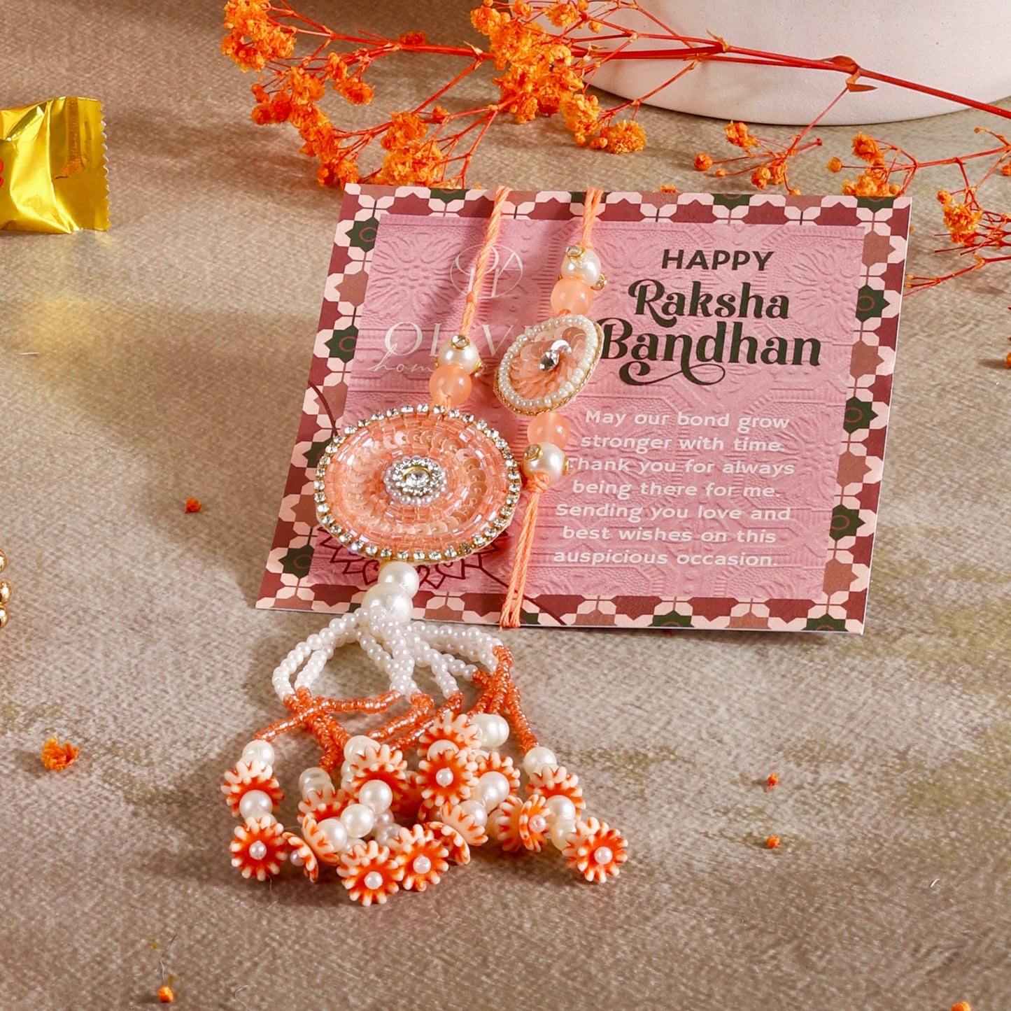 Mini Rakhi Gift Hamper - Sibling Affection for Bhaiya Bhabhi