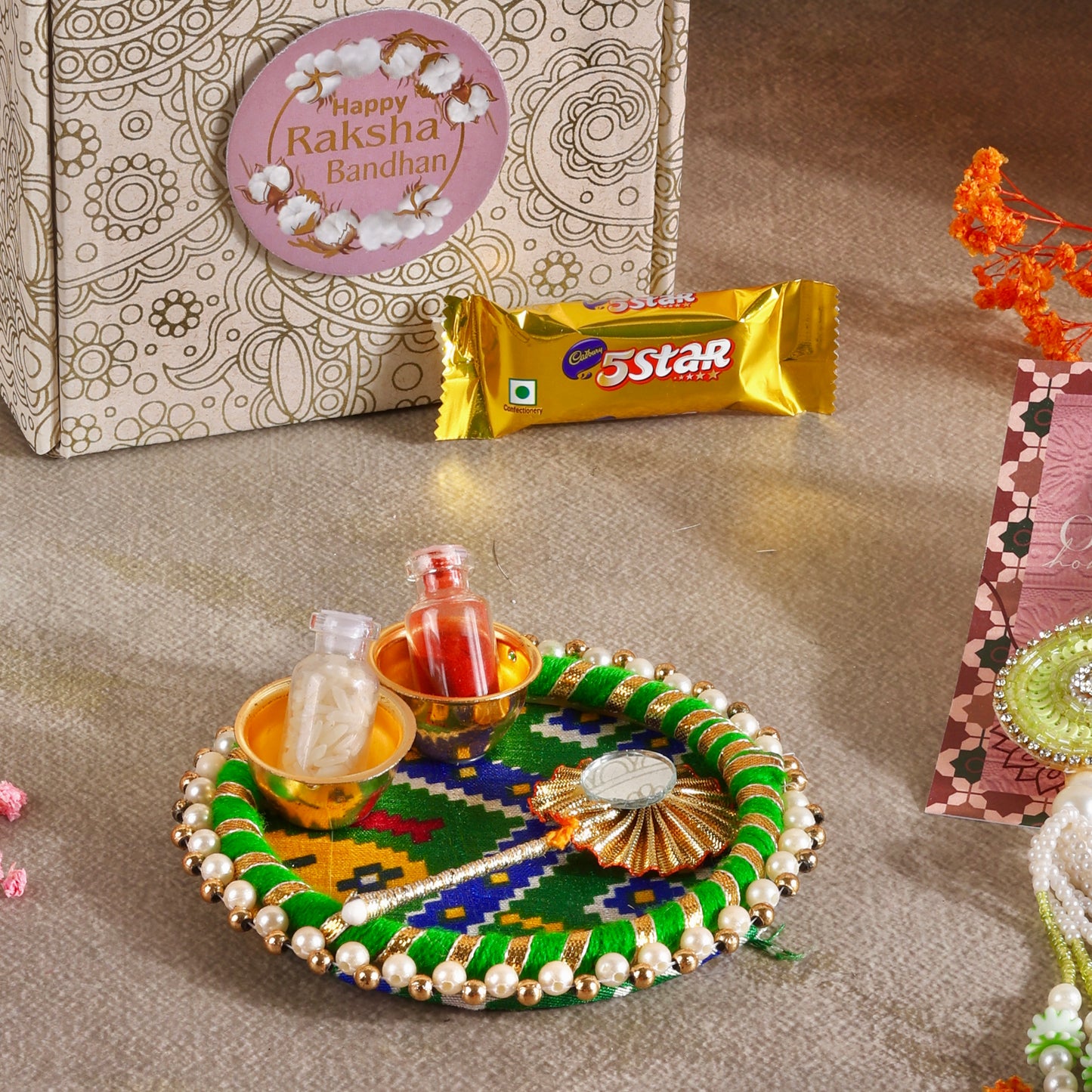 Mini Rakhi Gift Hamper - Sibling Affection for Bhaiya Bhabhi