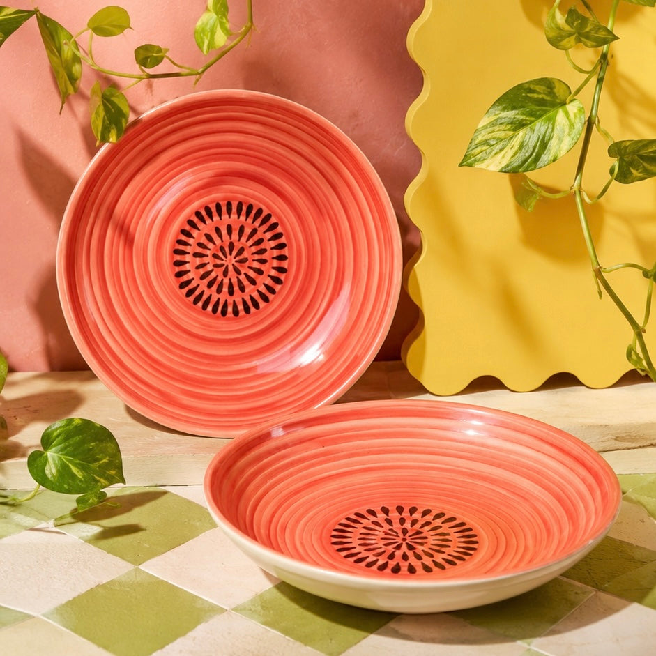 Watermelon Shallow All Purpose Bowl - Pack of one