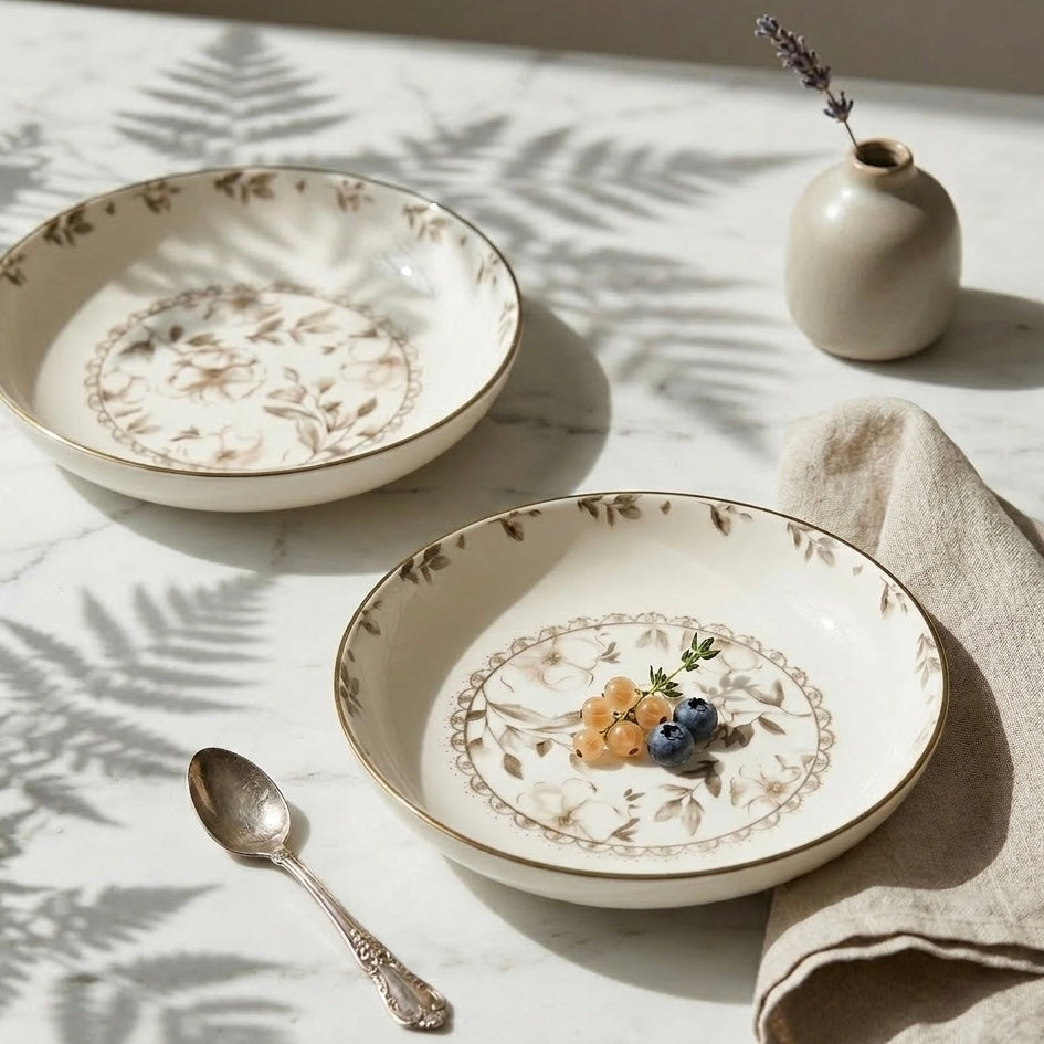 Royale Garden Breakfast Plate - Set of 2