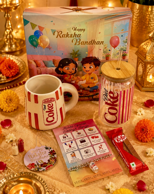 Rakhi Gift Hamper - Diet Coke Lover Bro