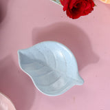 Wistera Pastel Leaf Dip Plate or Trinket Dish