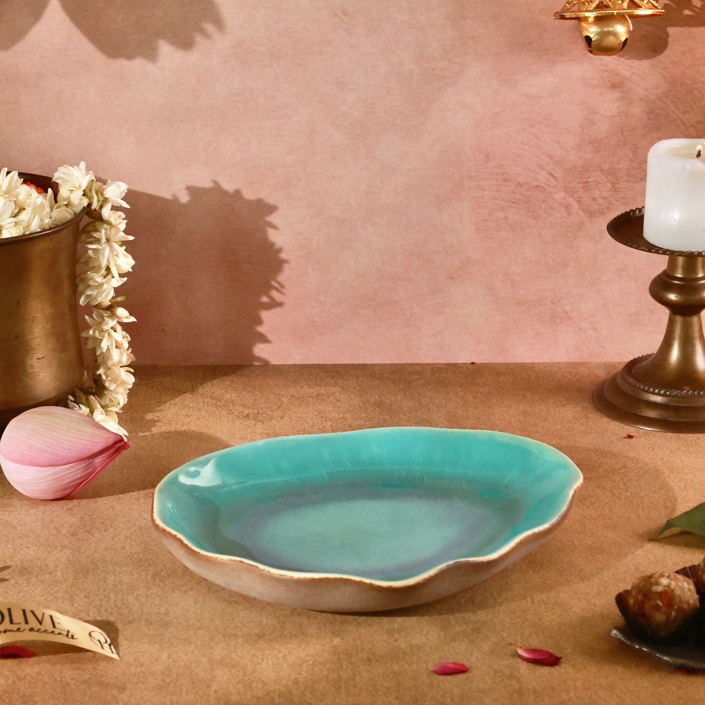 Ocean Whisper Studio Pottery Serving Platter