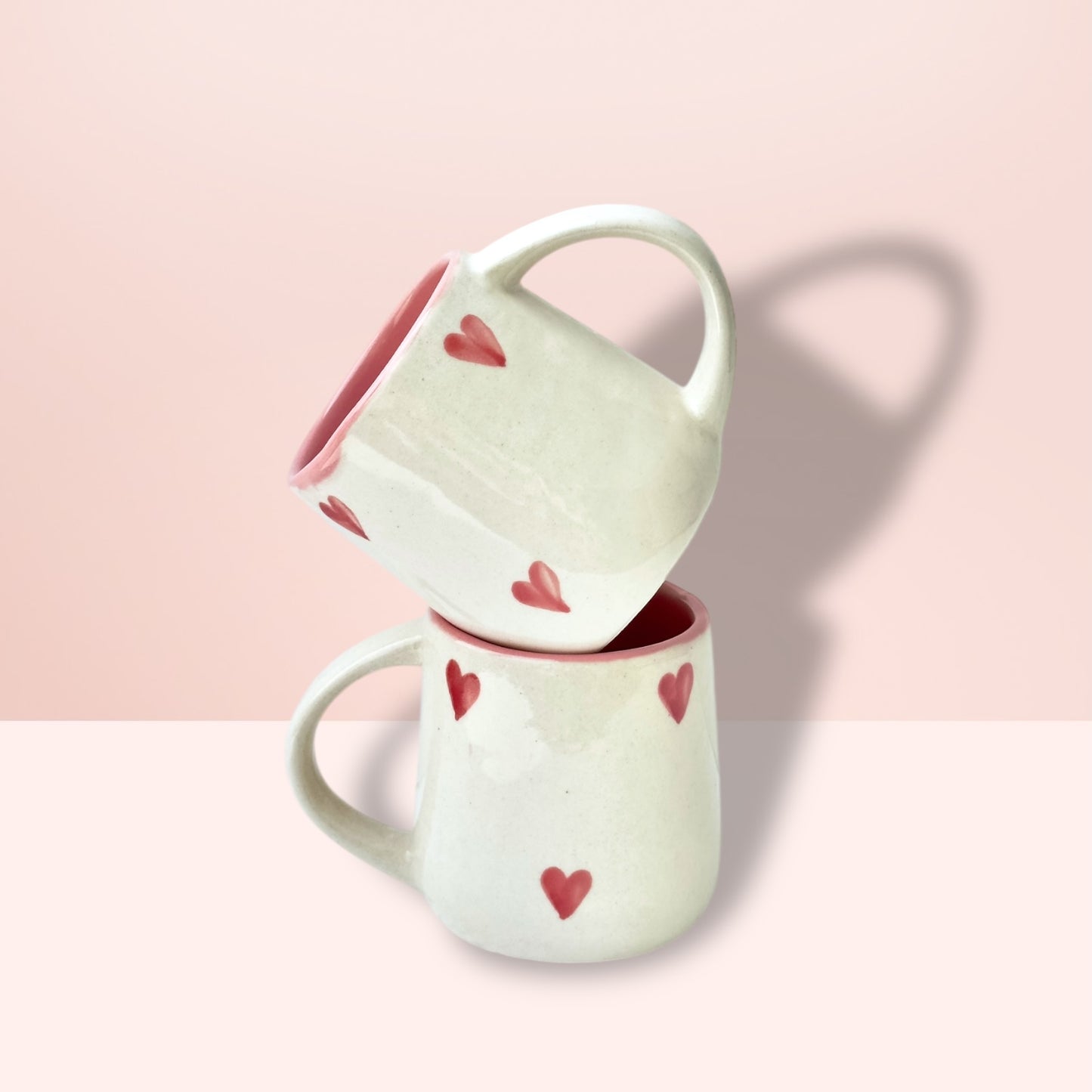 Irresistible Heart Mugs - Set of 2