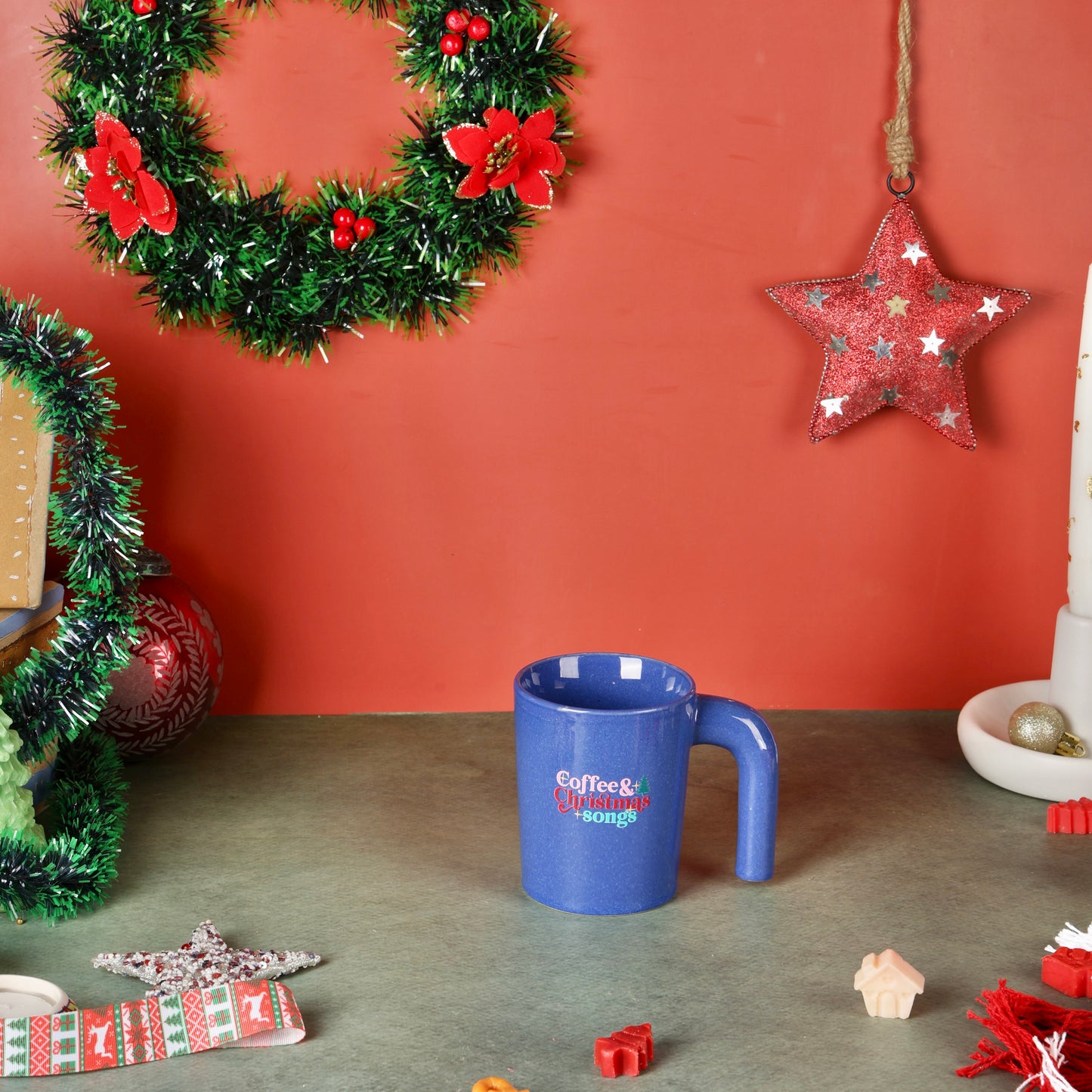 Coffee & Christmas Songs UV DTF Mug