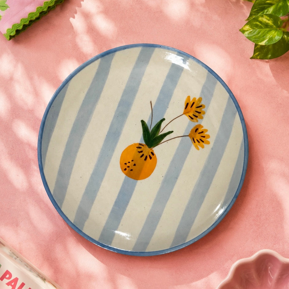 Capri Handpainted Breakfast or Snack Plate Plate