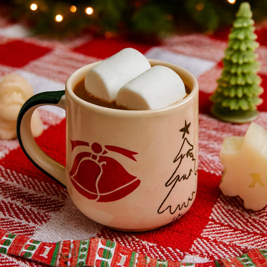 Holiday Cheer Stoneware Mug - Set of 2