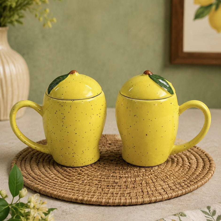 Not so Aam Mug with Lid - Pack of two