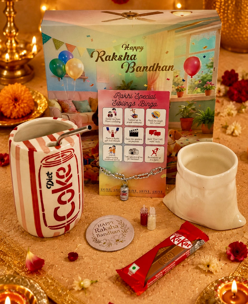 Rakhi Gift Hamper - Diet Coke Paglu Bro