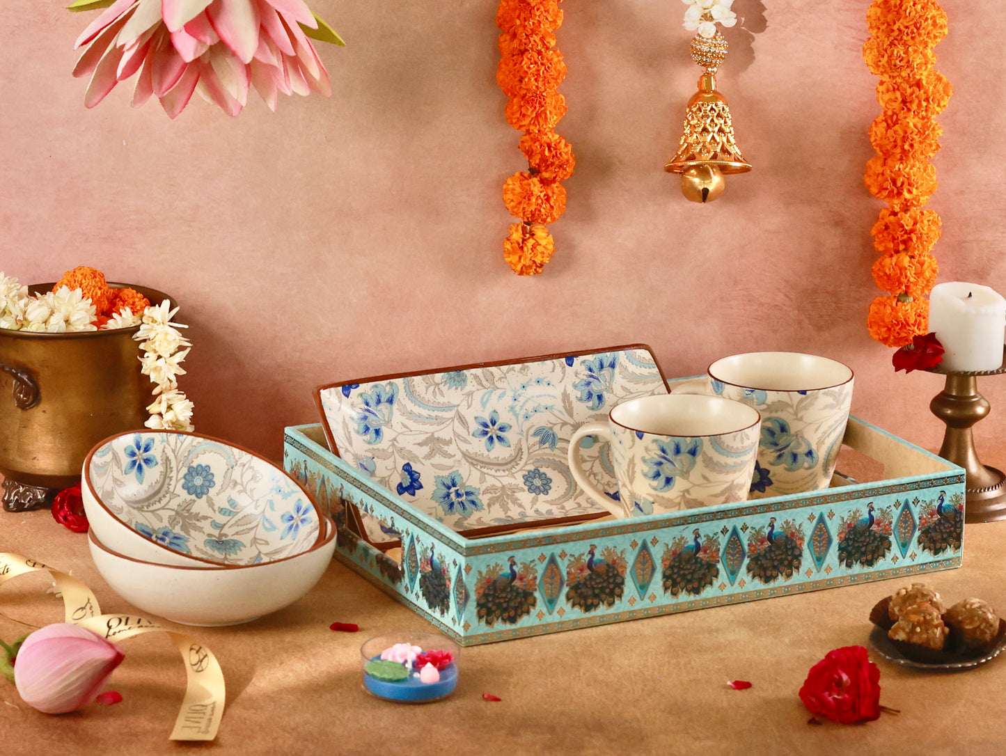Blooming Treasure Tray Hamper