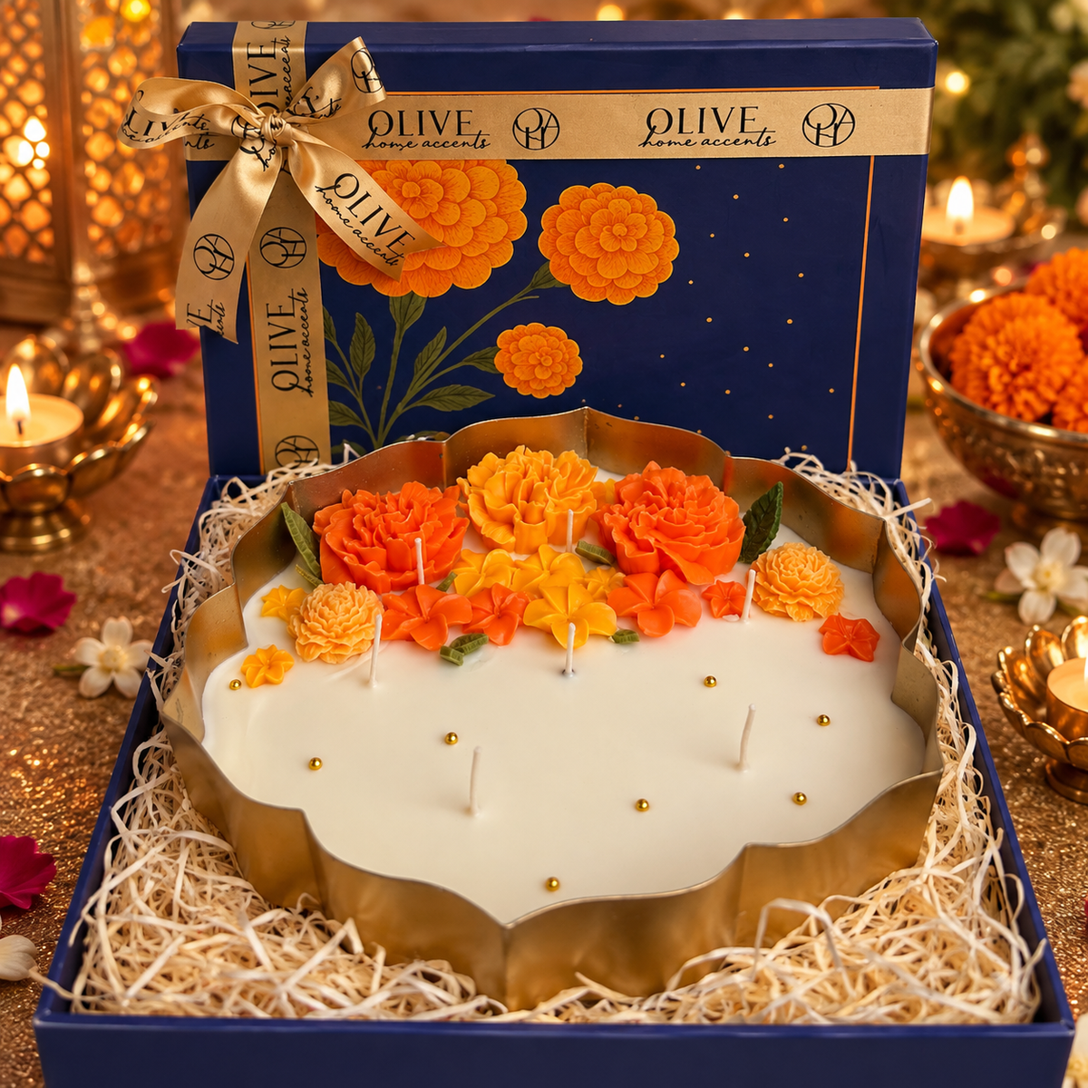 Genda Utsav Candle Gift Hamper
