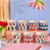 Cheerful Ceramic Handpainted Planters - Multicolour