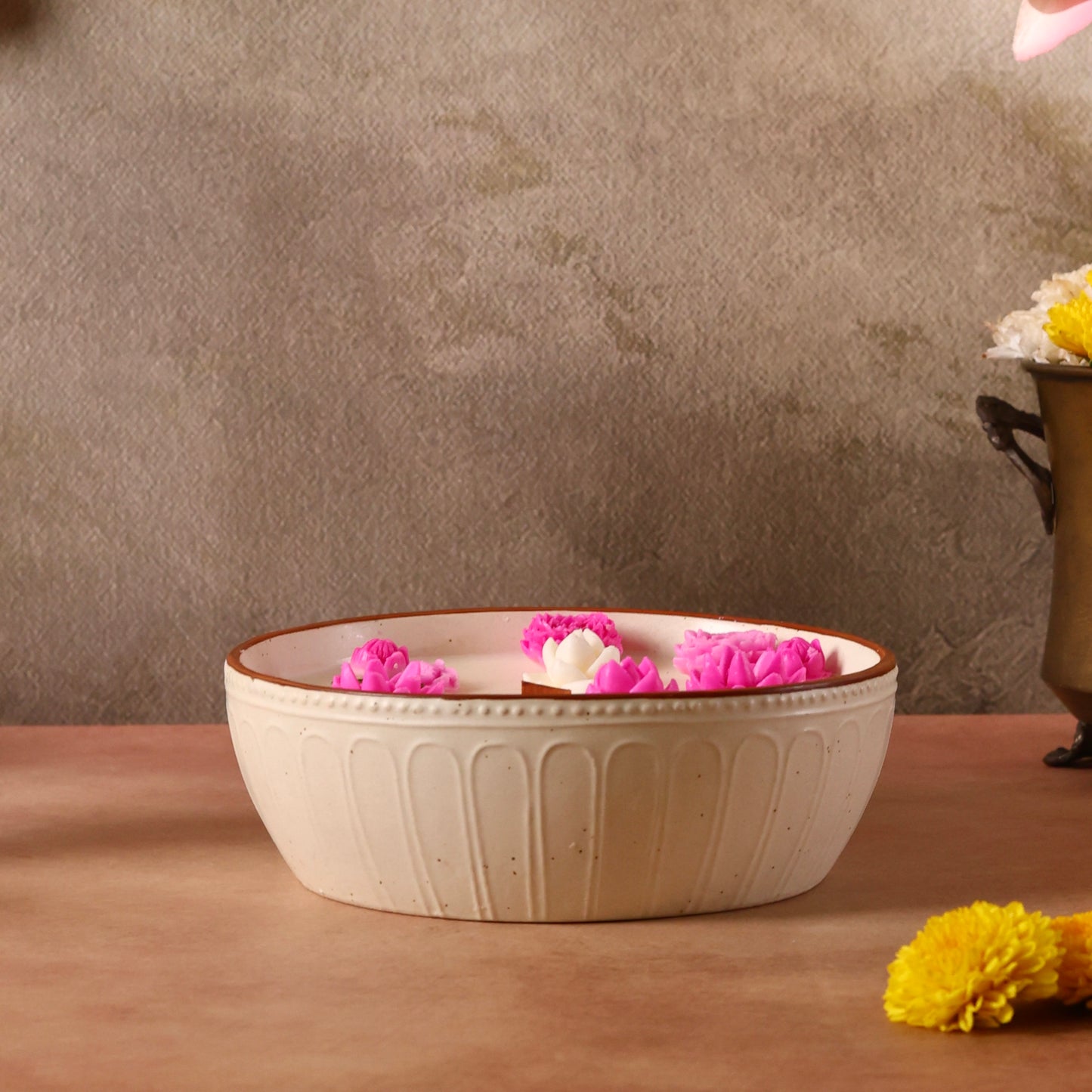 Luminous Lotus Bowl Candle