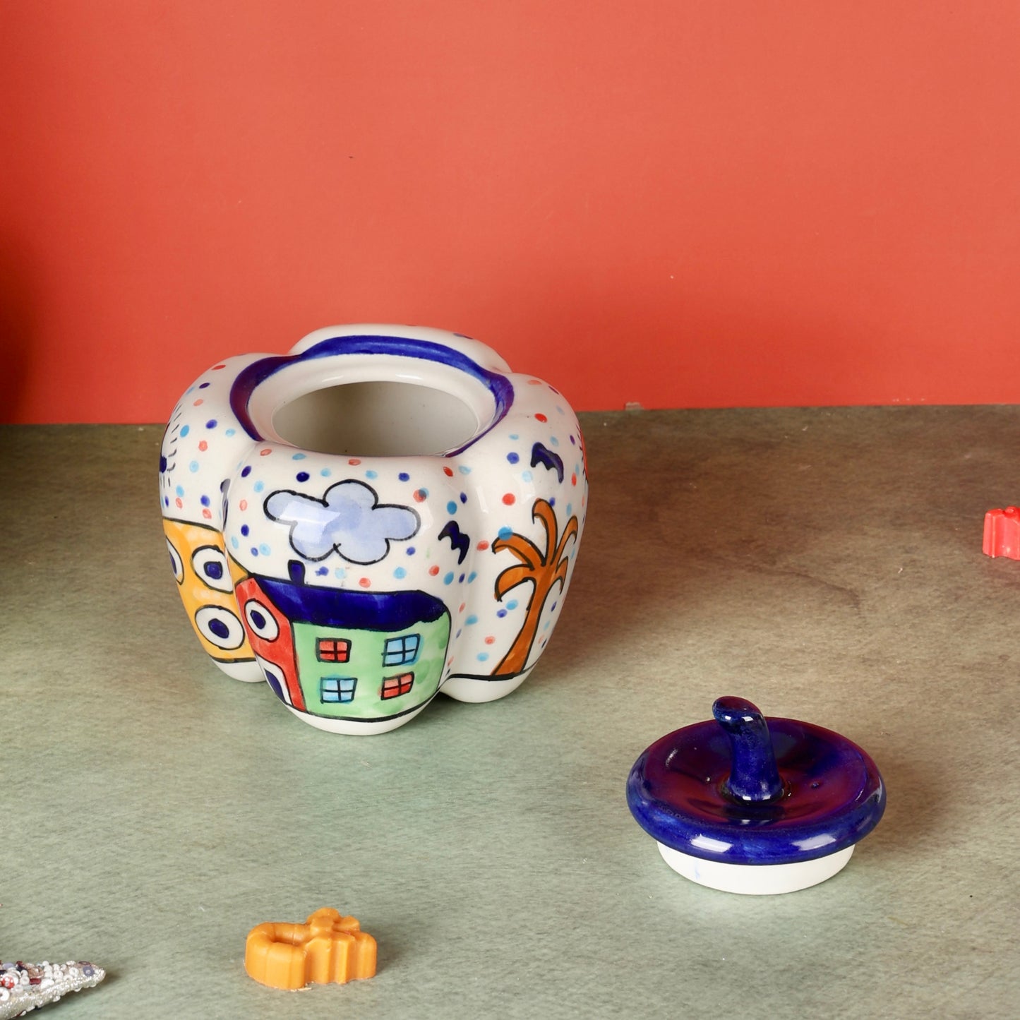 Starry Sky Bell Pepper Jar