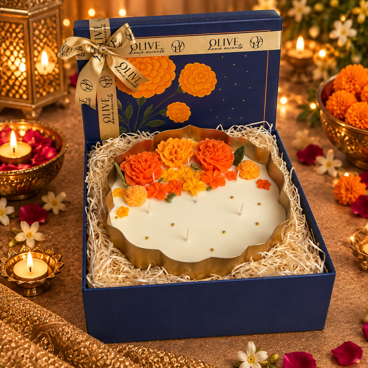 Genda Utsav Candle Gift Hamper