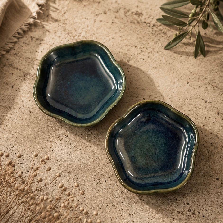 Veda Uneven Mini Tapas Bowls - Set of 2