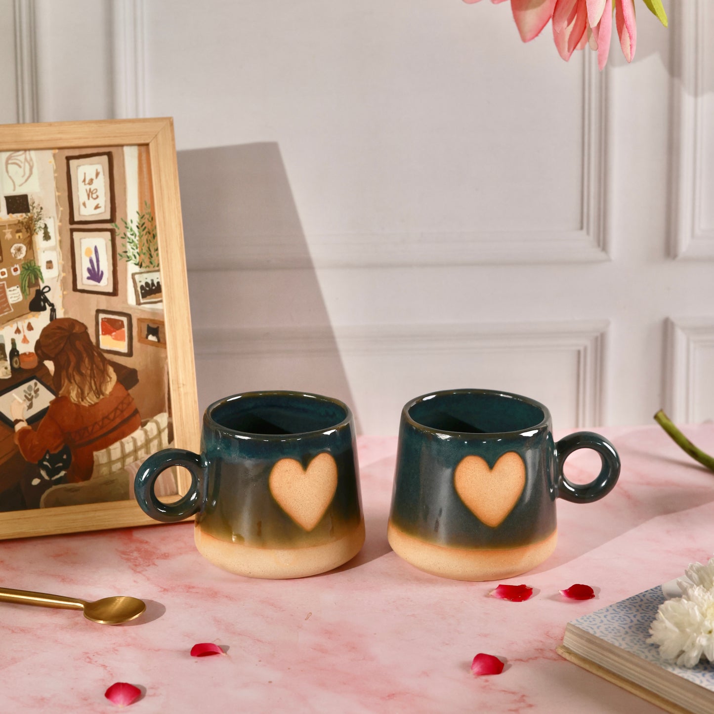 Heart is Full Mugs