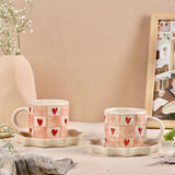 Checkmate Heart Duo Cup and Snack Plate