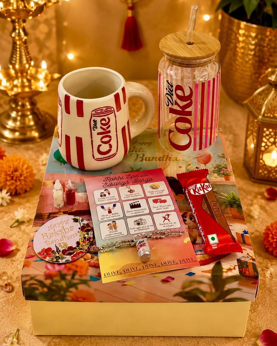 Rakhi Gift Hamper - Diet Coke Lover Bro