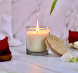 Rose, Sandalwood & Patchouli Scented Candle