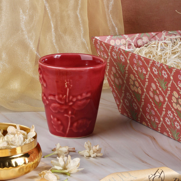 Hibiscus Floral Jug & Glasses