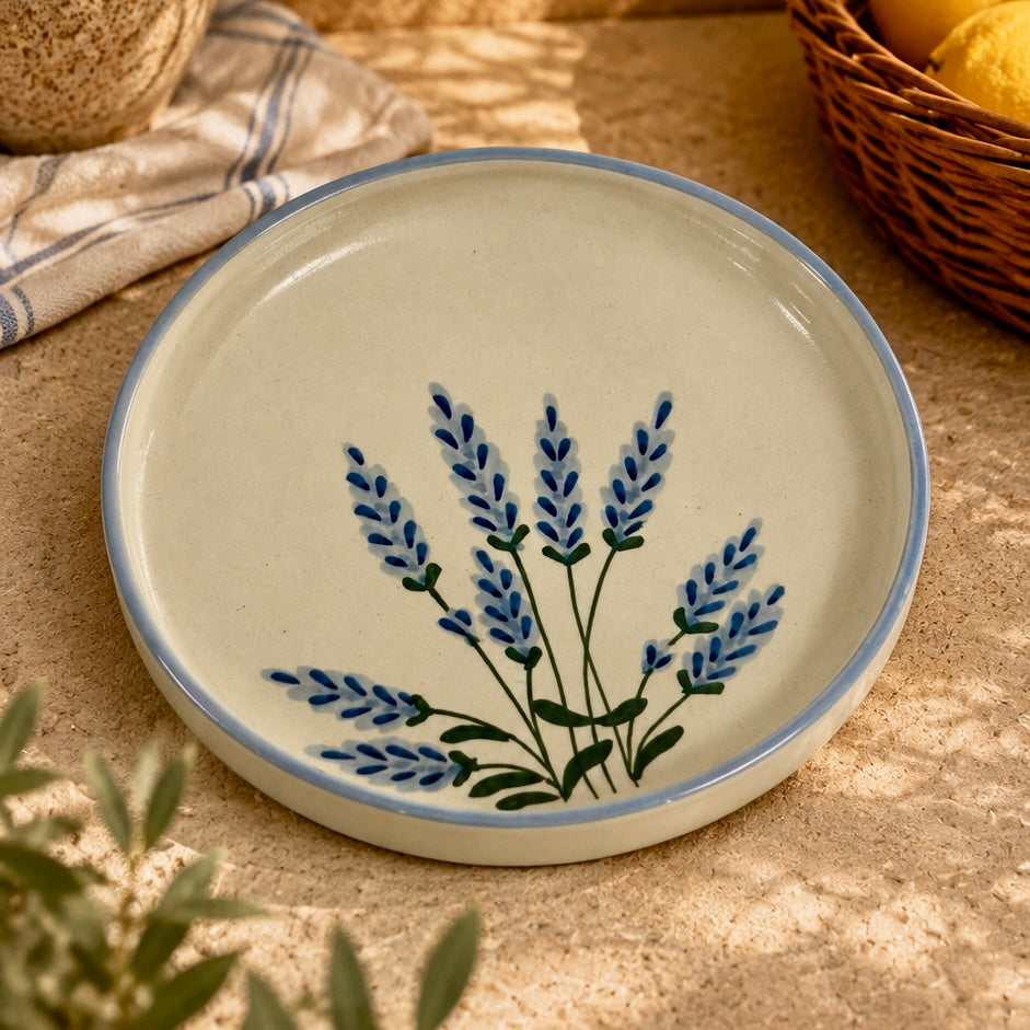 Lavender Deep Sided Plate