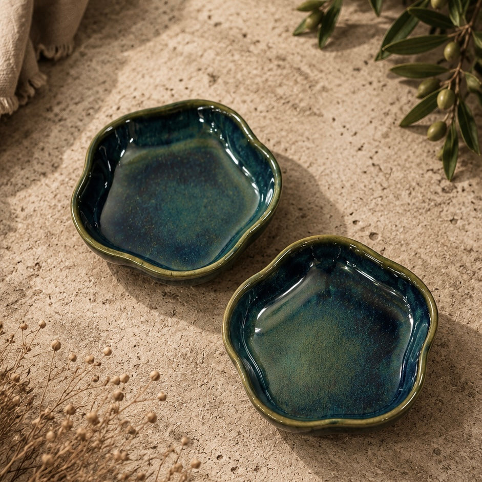 Veda Uneven Mini Tapas Bowls - Set of 2