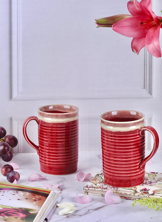 Red Studio Pottery Beer Mug