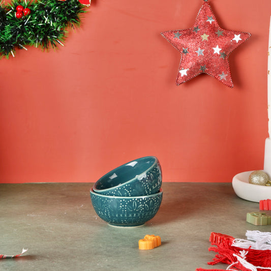 Vrinda Studio Pottery Portion Bowl - Set of 2