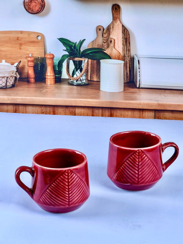 Charlie Short Leaf Mugs