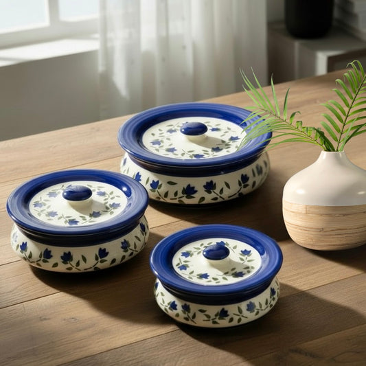 Neelam Bel Handpainted Casserole Set