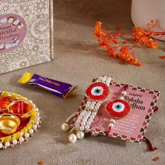 Mini Rakhi Gift Hamper - Eyeconic Bond for Bhaiya Bhabhi