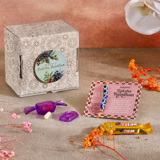 Mini Rakhi Gift Hamper - Strong Shield for Bhaiya or Bhabhi