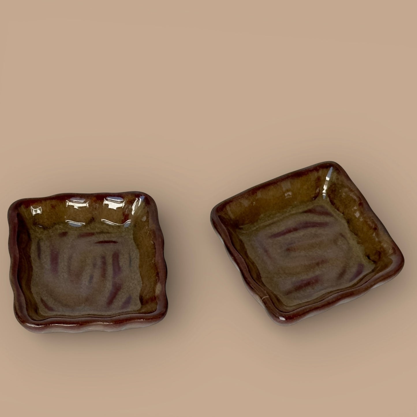 Set of 2 Tapas Square Individual Serving Bowls