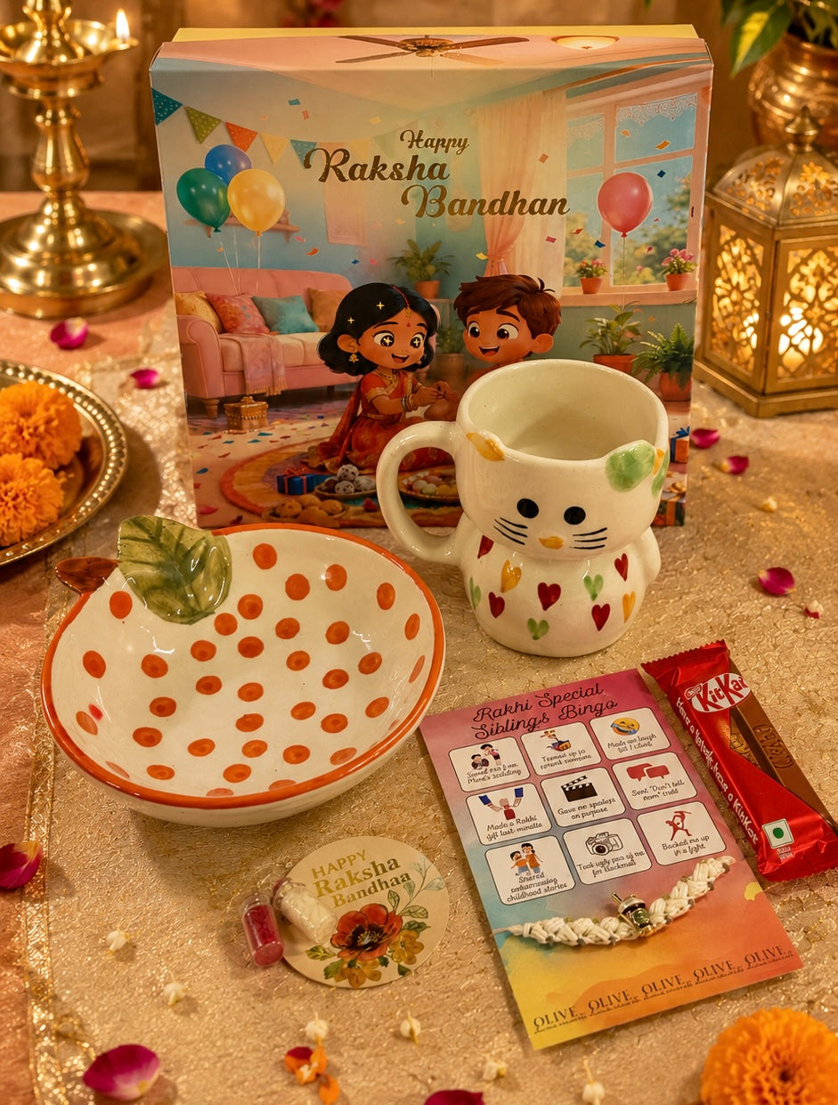 Rakhi Gift Hamper - Kitty Hugs for Brother