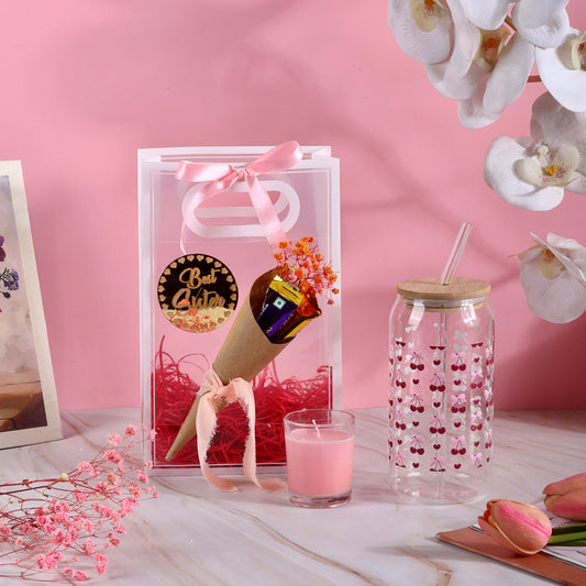 Rakhi Gift Hamper - Cherry Bloom for Sister
