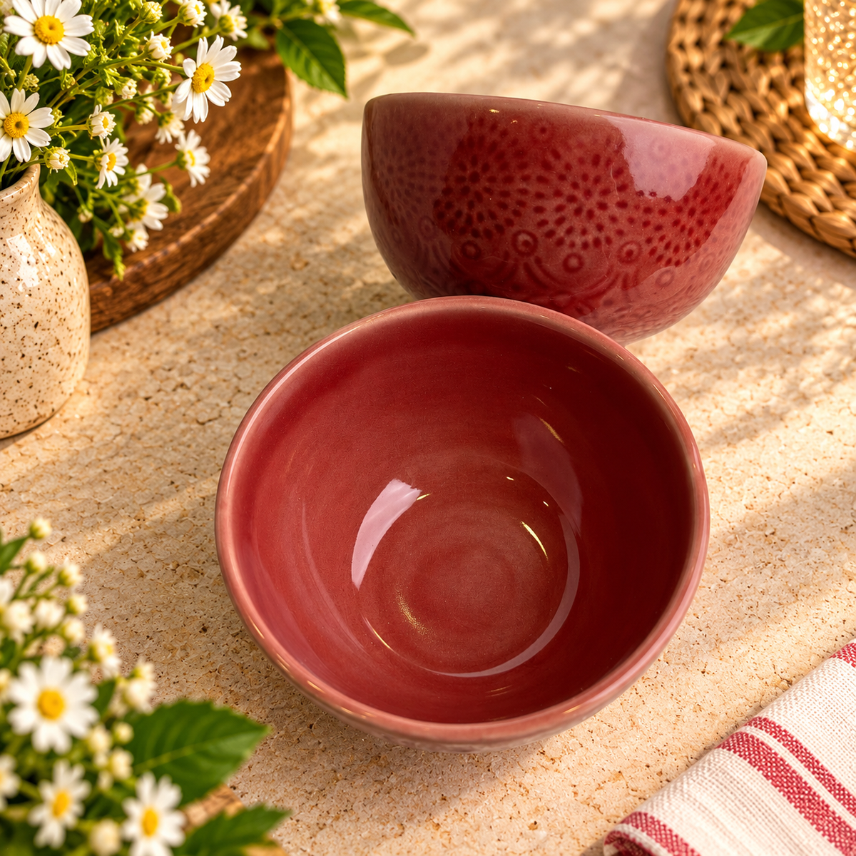 Baarish Red Meal or Noodle Bowl - Pack of one