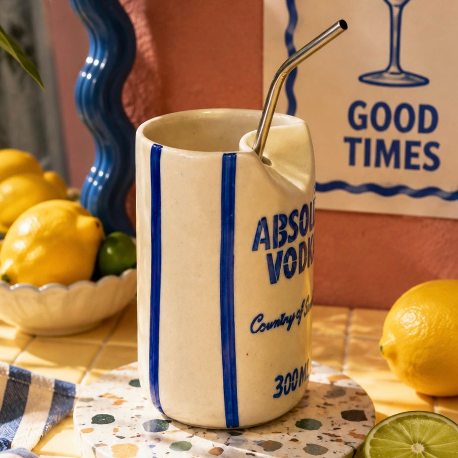 Absolut Vodka Sippers - with stainless steel straws
