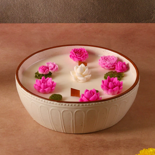 Luminous Lotus Bowl Candle