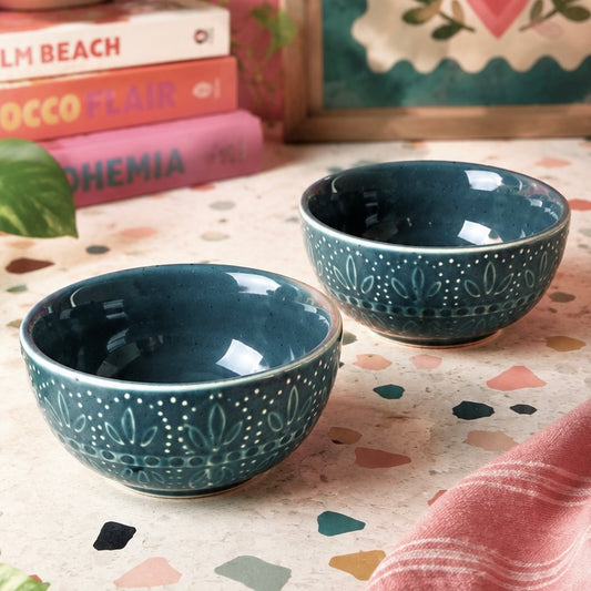 Vrinda Studio Pottery Portion Bowl - Set of 2