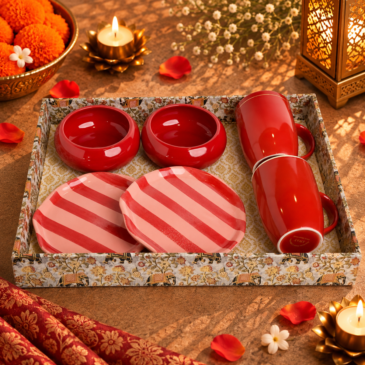 Crimson Celebration Festive Gift Hamper