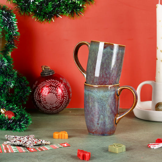 Kira Copper Tall Mug - Set of 2