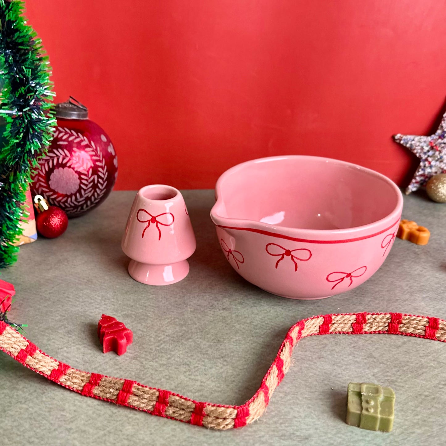 Bow-Licious Matcha Bowl Duo