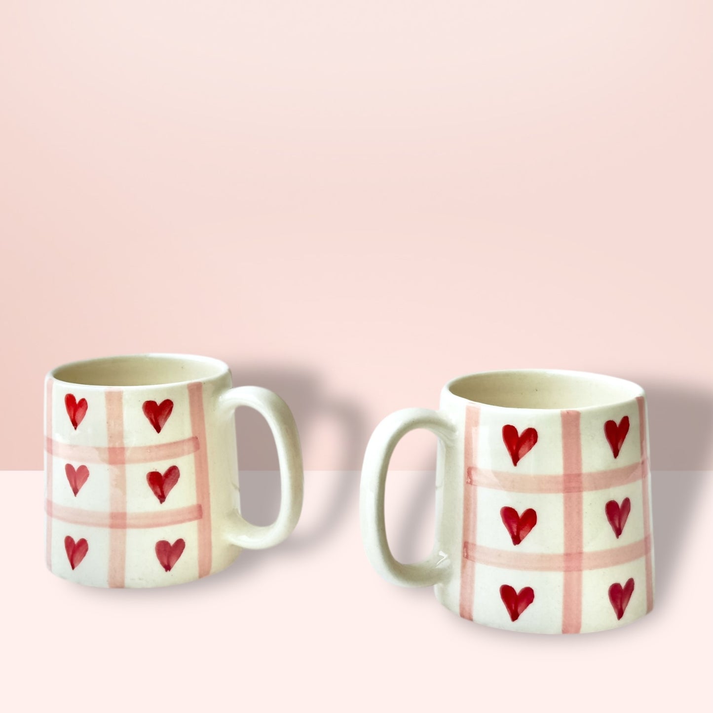 Checkmate Heart Mug - Set of 2