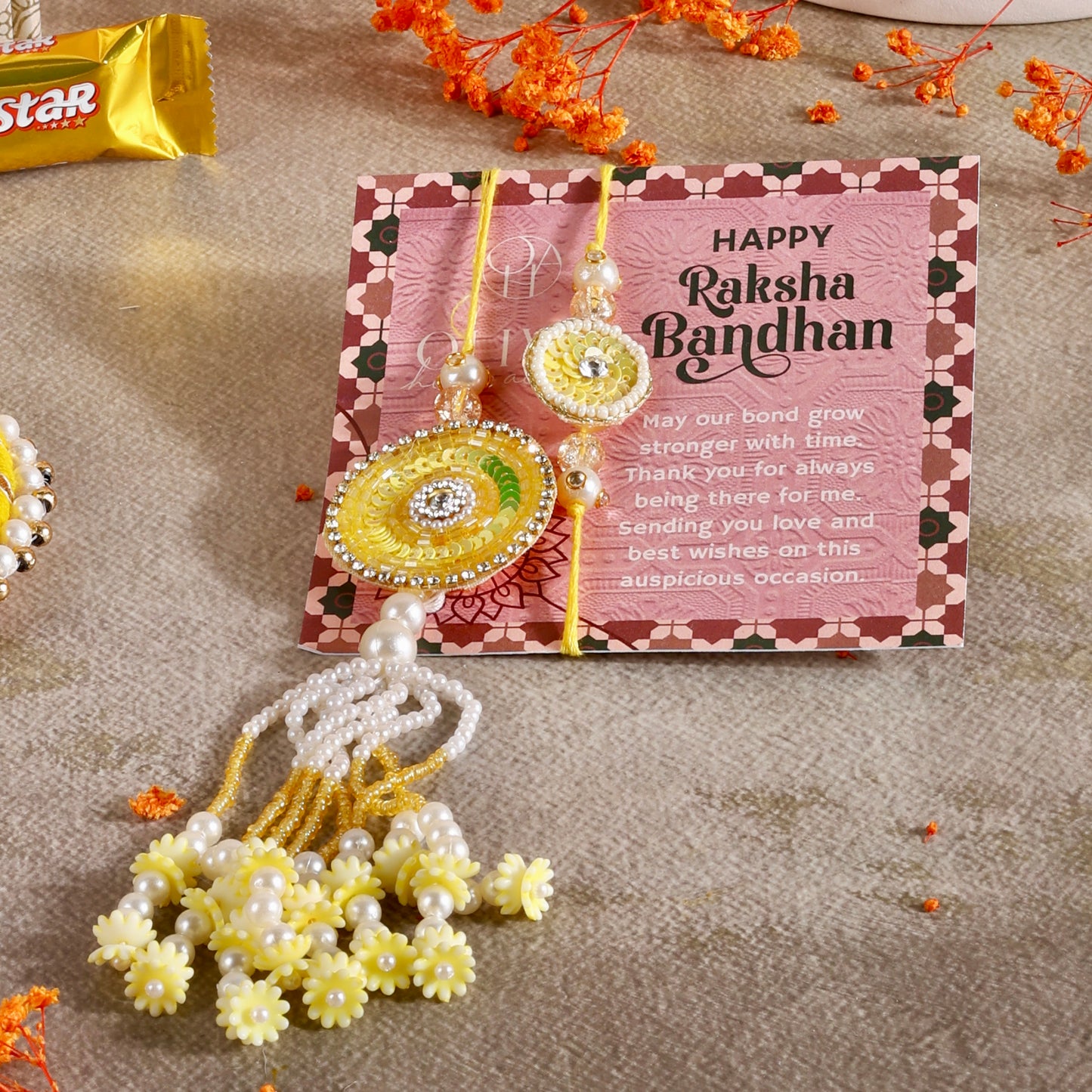 Mini Rakhi Gift Hamper - Sibling Affection for Bhaiya Bhabhi