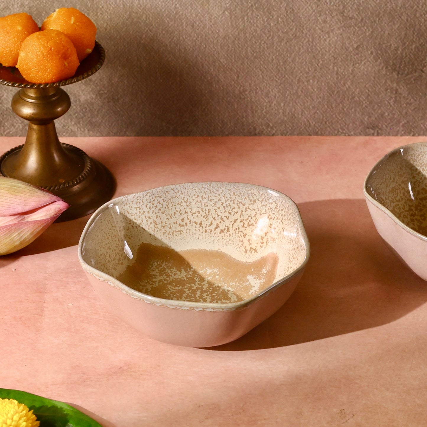 Studio Pottery Uneven Snack Bowl